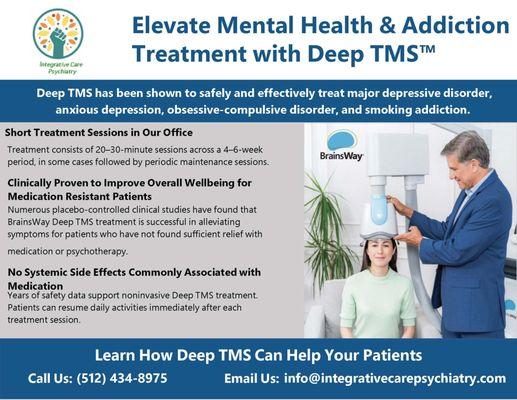 Deep TMS treatment