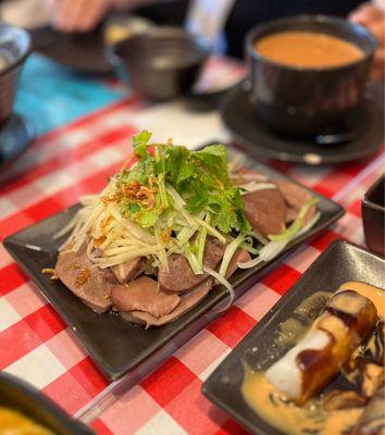 A13. Steamed Pork Liver and Kidney with Ginger and Scallion