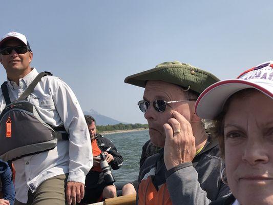 Michael, our guide was very knowledgeable about the river, the wildlife, and Jackson Hole in general! We had such a good time!