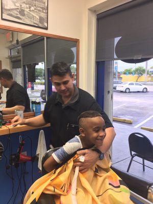 Yayo is the Premier barber of the 21st. Century, he and his professional team of barbers are the BEST Of The Best.