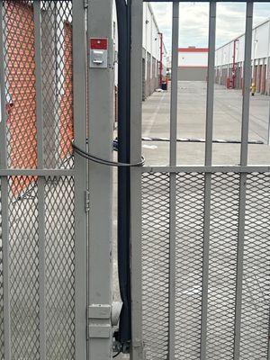 Access gate is locked on the main walk through entrance as well as main gate so no one can access.