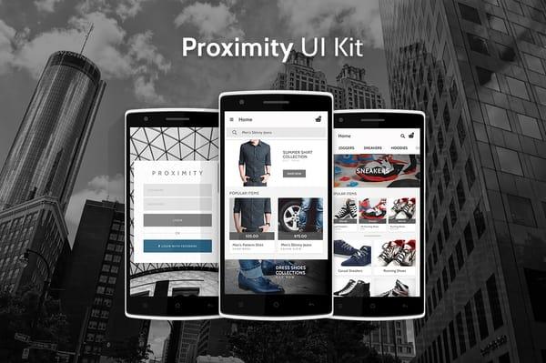 Preview from our eCommerce UI Kit, available on the exclusive Creative Market.