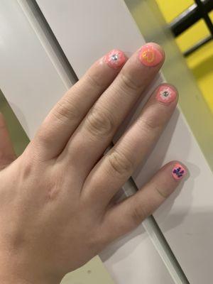 My daughters nails.