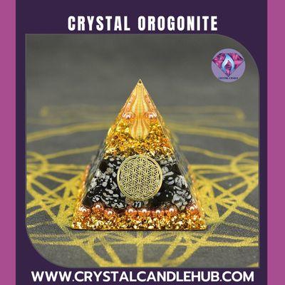 Crystal Candle Hub, Orogonite, resin, gemstone, quartz near me. Los Angeles.