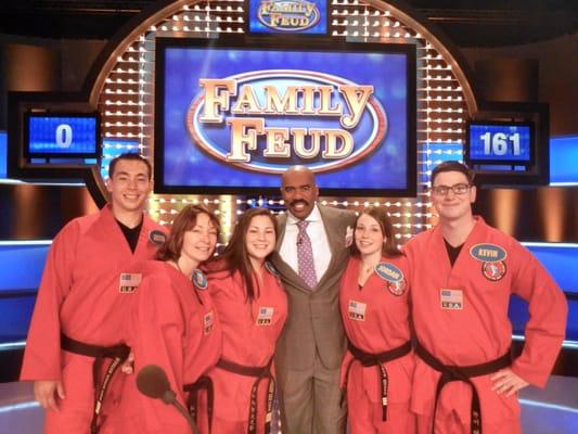 The Brown Family / Hanmi Taekwondo Family was on THE FAMILY FEUD with Steve Harvey.