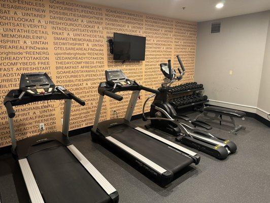 Fitness center - neither treadmill was working