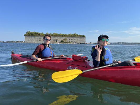 A perfect Sunday afternoon sea kayak tour