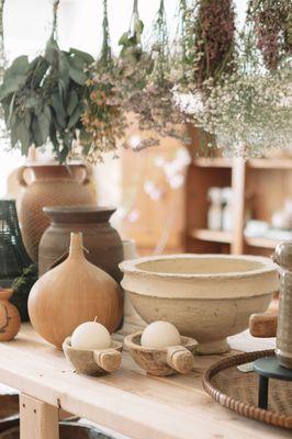 Vintage vessels and pottery #papermache