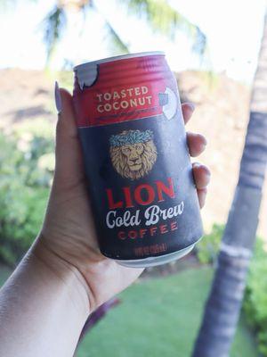 I became addicted to these canned Lion Cold Brew Coffees @tiffhuangry