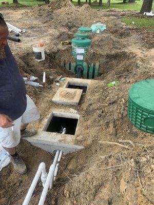 New Septic Tank system installation