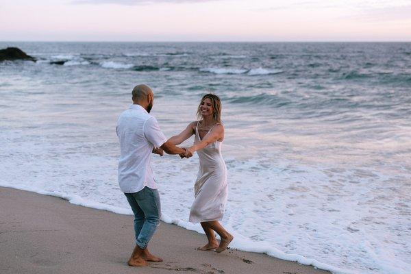 Engagement session in Laguna Beach, CA