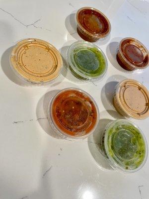 All the salsa!