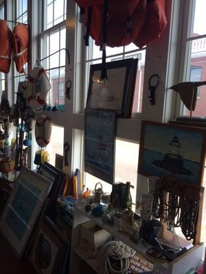 Dont just think this store is for local boaters needing parts, they have a lot of nautical items that works great for decor in your home.