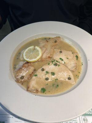 Swordfish piccata