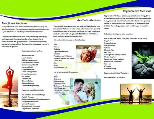 List of our services!