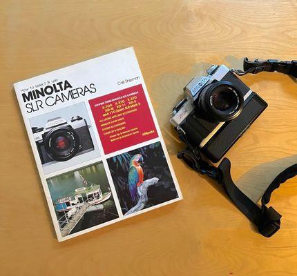 I scored this 1980's Minolta book in almost perfect condition for less than $5.