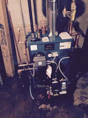 New oil fired boiler install Canton,ma