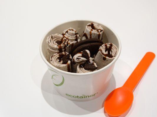 Chocolate Rolled Ice Cream