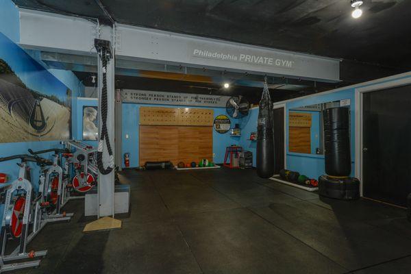 Multi purpose room inside of Philadelphia Private Gym.