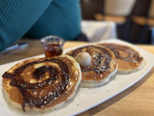 Cinnamon Swirl Pancake Flight