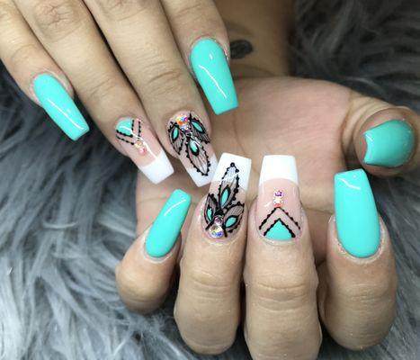 Picasso nails and hair