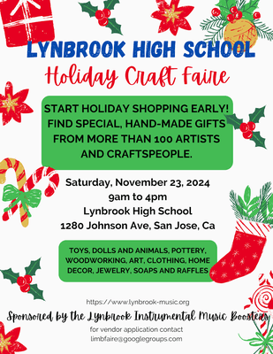 Browned Butter Babe is excited to be part of Lynbrook High School Craft Faire for the third year in a row!