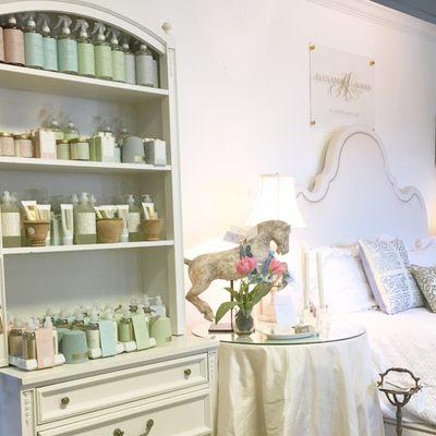 Stop in and see Alexandra Lauren Interiors! We have a full new range of soaps, lotions and hand creams! It's a whole home love affair.