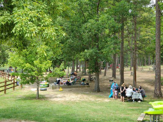 Picnic tables