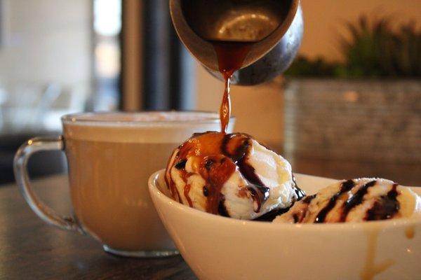 Try our brownie Affogato!