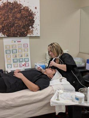 Practical training in the Esthetics classroom