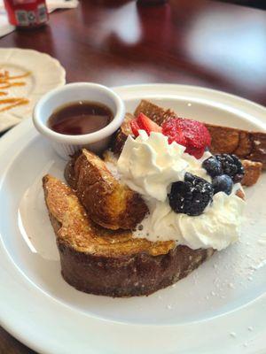 Our most popular item. French toast and coffee