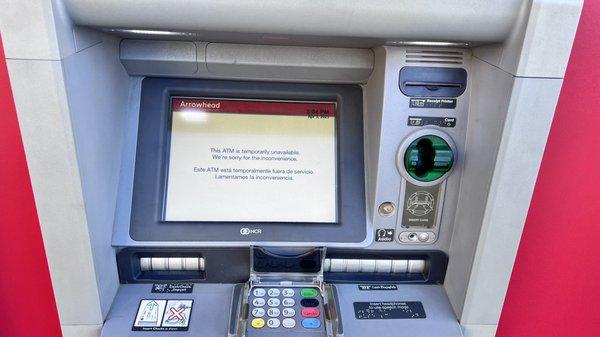 The gangster ATM that has been robbing people of their hard earned money.