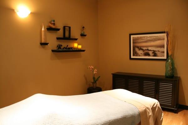 Relieve stress with a relaxing massage