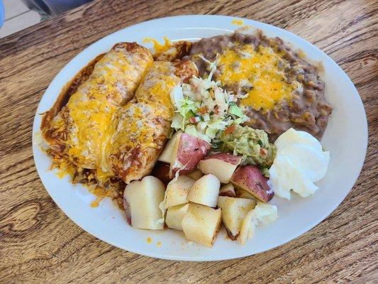 Breakfast Enchiladas. Excellent!