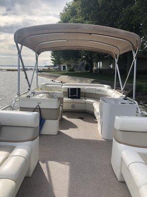 Our 12 person pontoon rental