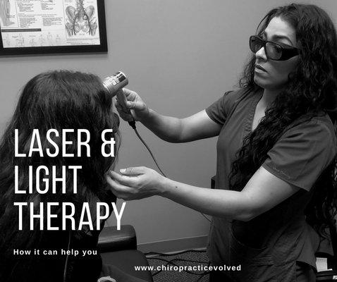 What is laser light therapy?