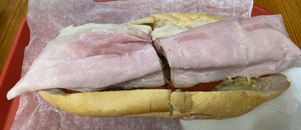 Good size and good value for a small hoagie