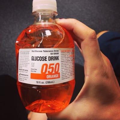 Glucose drink to check if your diabetic during pregnancy