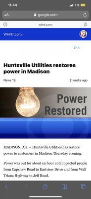 Huntsville Utilities