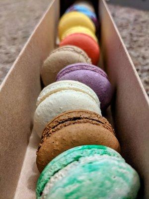 Assorted macarons