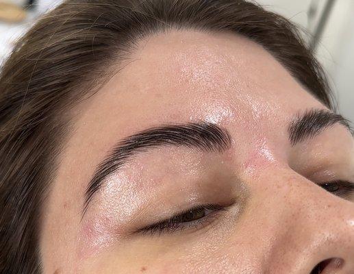 Brow lamination