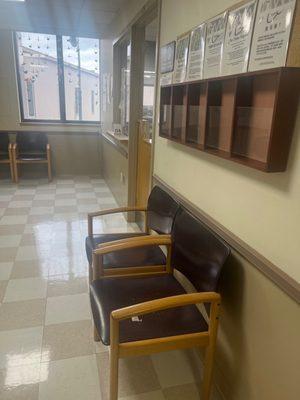 Brookdale Hospital Blood Testing Dept. Wait room