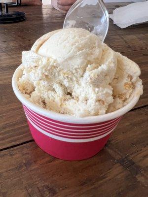 Peanut butter caramel cookie dough! Yes please!