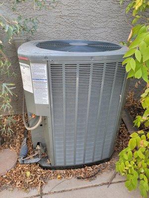 3.5 ton Trane installed 1.5 years ago.