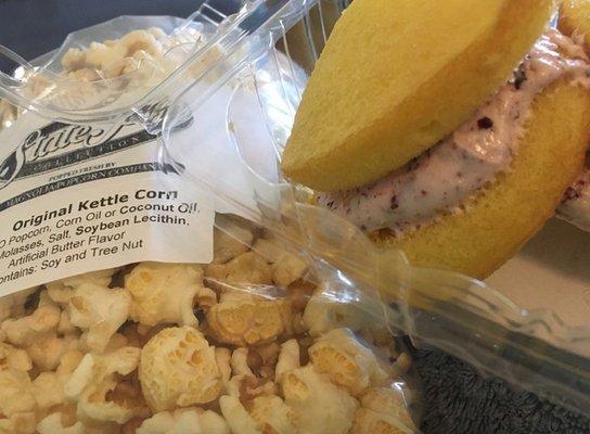 kettle corn $5 (& Whoopie Pie, same store)