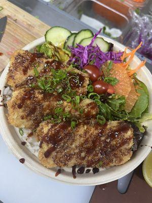 Tofu Katsu Donburi