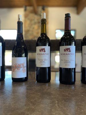 Beauty shot of some of their blends + a Carmeneré.