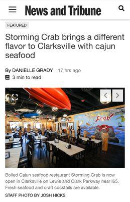 Storming Crab brings a different flavor to Clarksville with cajun seafood