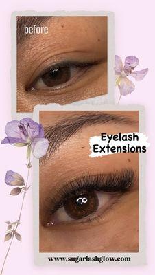 Eyelash extensions