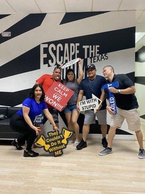 Enjoyed the escape room with our family.